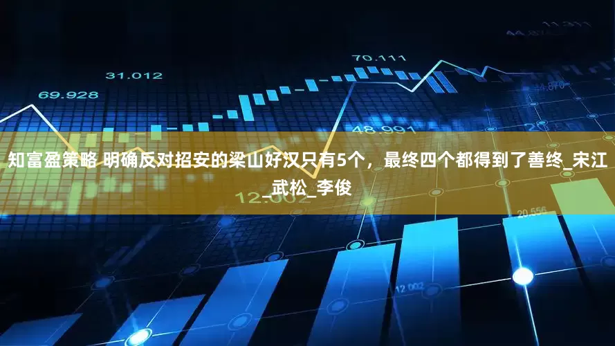知富盈策略 明确反对招安的梁山好汉只有5个，最终四个都得到了善终_宋江_武松_李俊